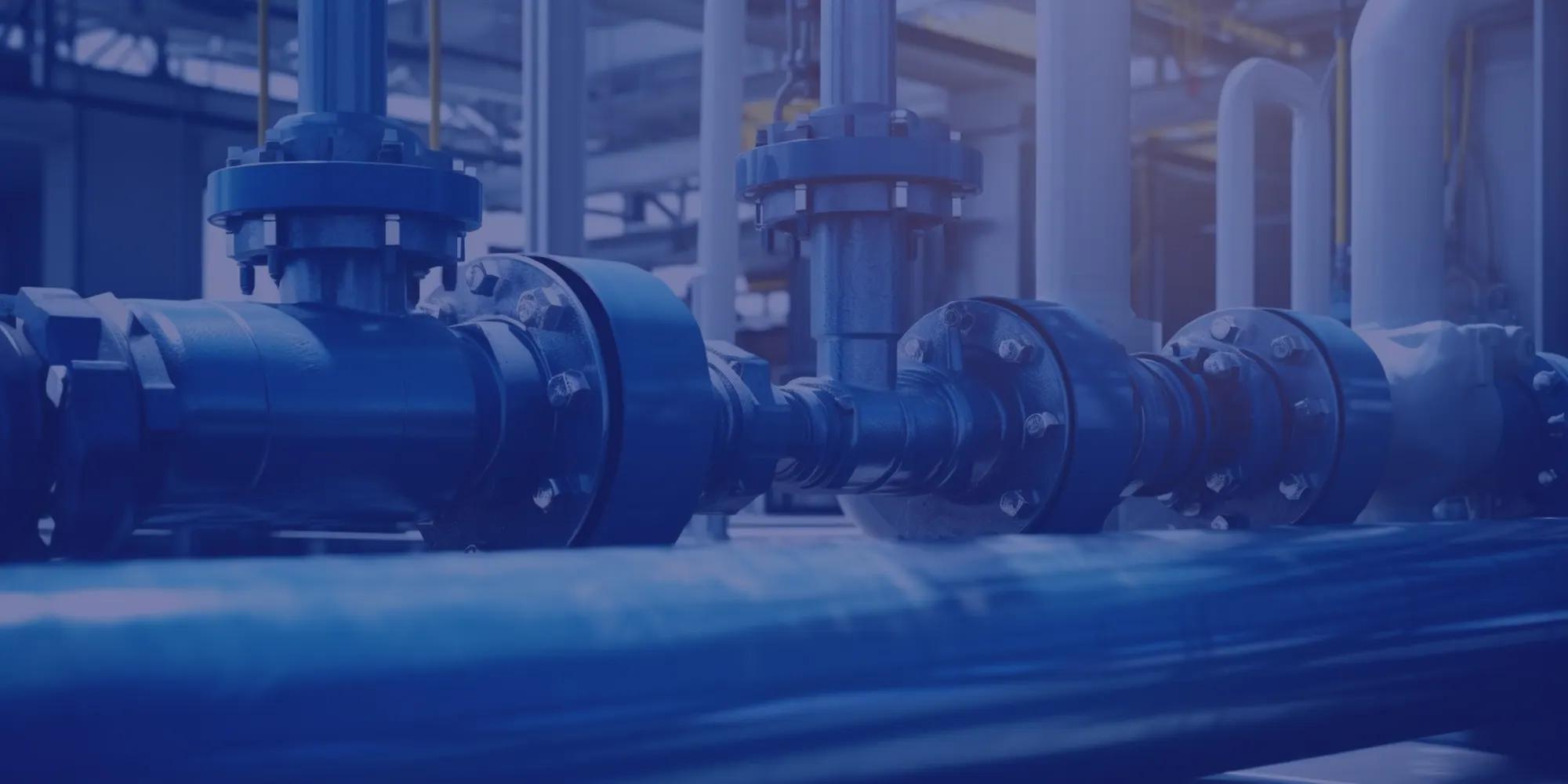 Wasserleitungen als Symbol fuer kritische Infrastruktur